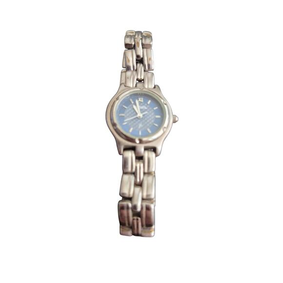 Fossil Ladies Great Blue dial and  Original Metal Band New battery Sharp Classic - Picture 4 of 11